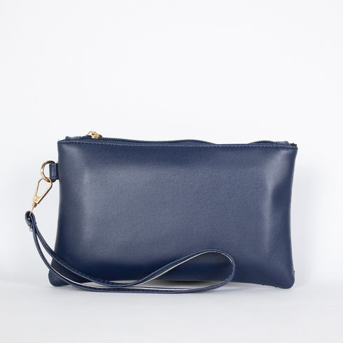 Rhombus Embroidery Accessories Pouch